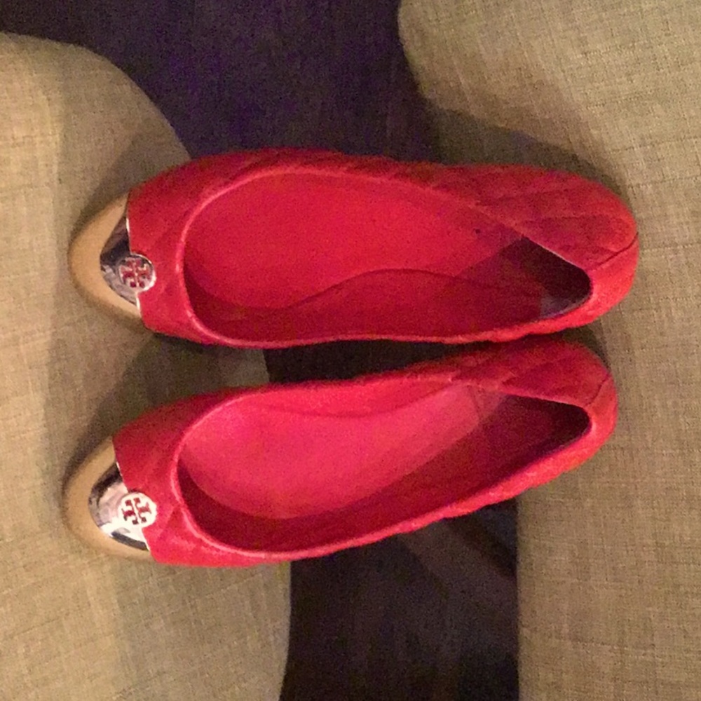Tory Birch Leather Flats